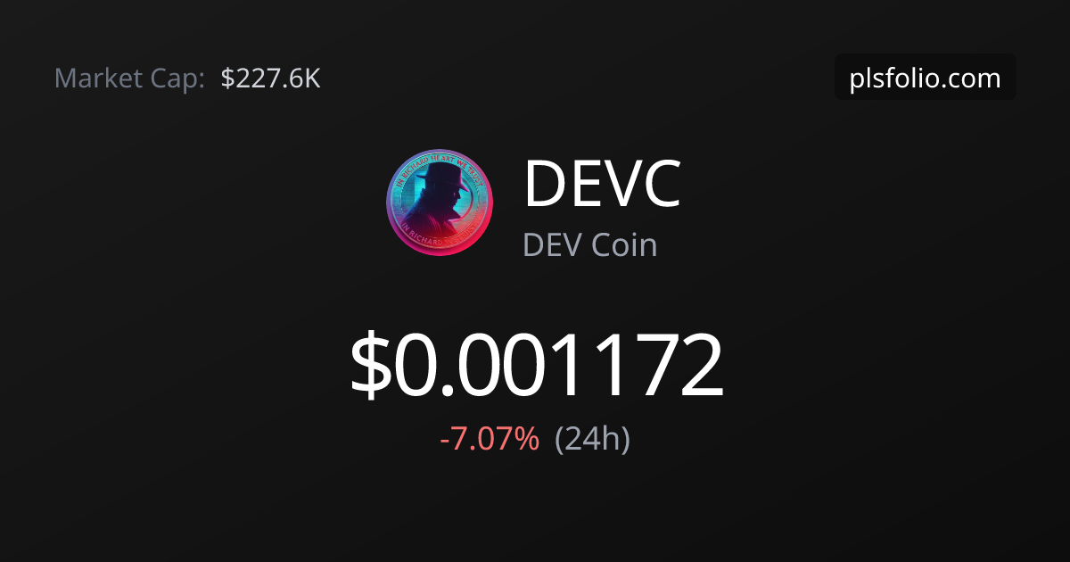 DEVC live price, chart, and market data | PLSFolio